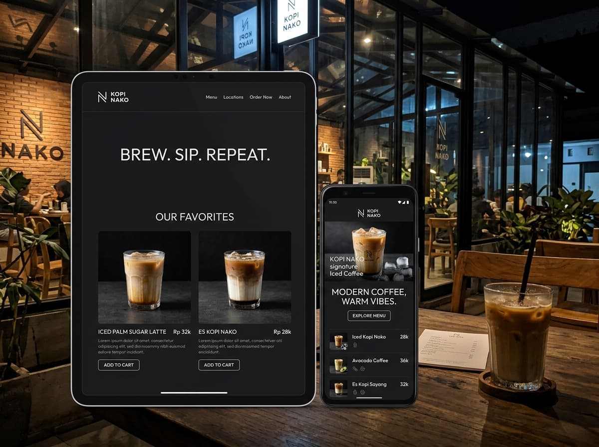 Kopi Nako — Landing Page Promo & Menu Digital