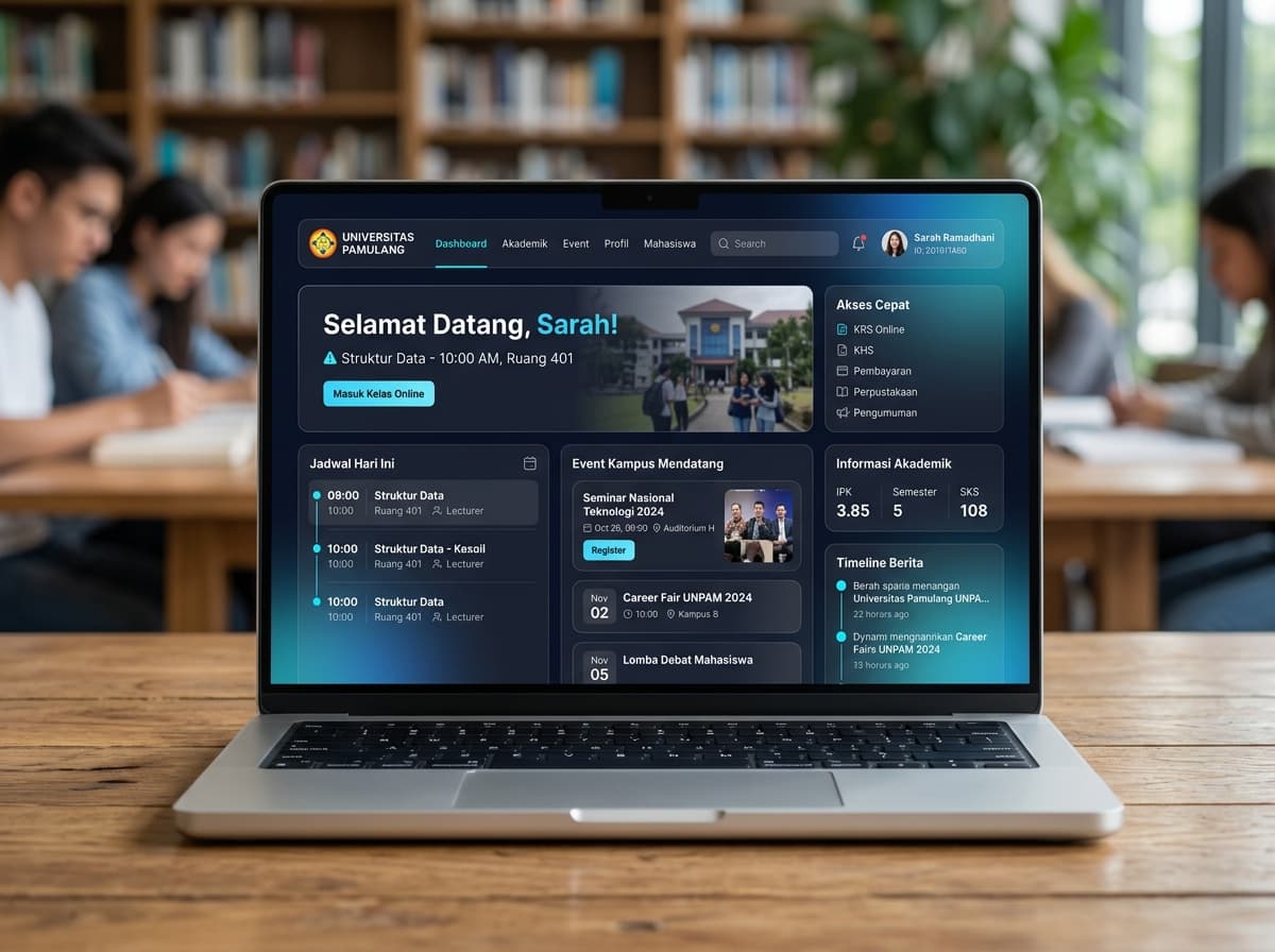 Universitas Pamulang — Portal Akademik & Event Kampus